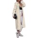thumbnail image 1 of Chaqueta tipo cárdigan de punto largo con frente abierto para mujer Chaqueta tipo suéter con capucha gruesa, 1 of 2