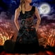 thumbnail image 2 of Mujeres Casual sin mangas tanque vestidos cuello redondo verano Halloween estampado vestido para fiesta Pompotops ghjkhdj6126, 2 of 5