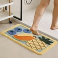 thumbnail image 4 of Kaisaatti Pineapple Fruits Multicolor Microfiber Bath Mat, 19.7" x 31.5", Non-Slip Backing, 4 of 7