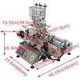 thumbnail image 2 of Desktop Fully Automatic Double Head Paste Filling Machine Paste Syrup Honey Filling Packing Machine, 2 of 16
