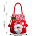 thumbnail image 3 of pdqouc Christmas Book Bag for Kids Christmas Eve Gift Bag Xmas Santa Candy Bag Gift Bag Children's Tote Bag Baby Kids Cartoon Cute School Bags, 3 of 7