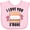 AD-Pink, variant on Inktastic I Love You Smore with Cute Food Valentine Girls Baby Bib