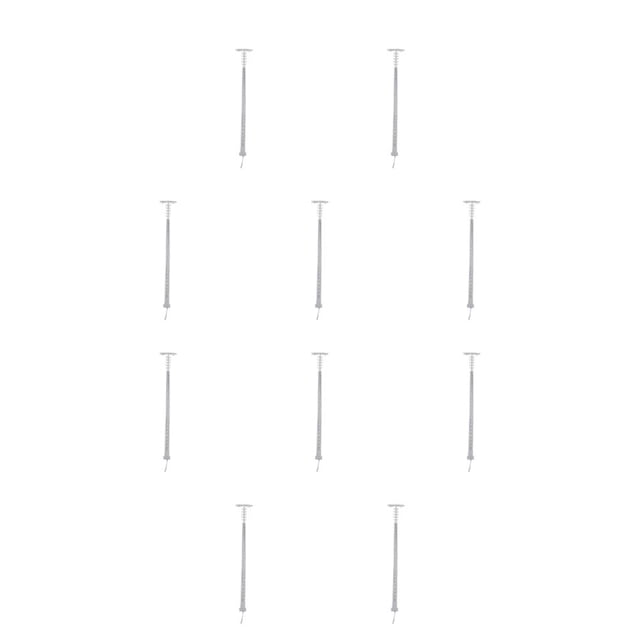 Matsuzay Poste de lámpara Paisaje Mini-Tamaño LED Metal Poste de luz Escalera Farolas Accesorios arquitectónicos Plata (Luz cálida) Plata (Luz Cálida) 10piezas Matsuzay CBP435350