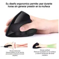 thumbnail image 3 of Mouse Vertical Ergonomico Raton Gamer Silencioso Rgb Dpi, 3 of 8