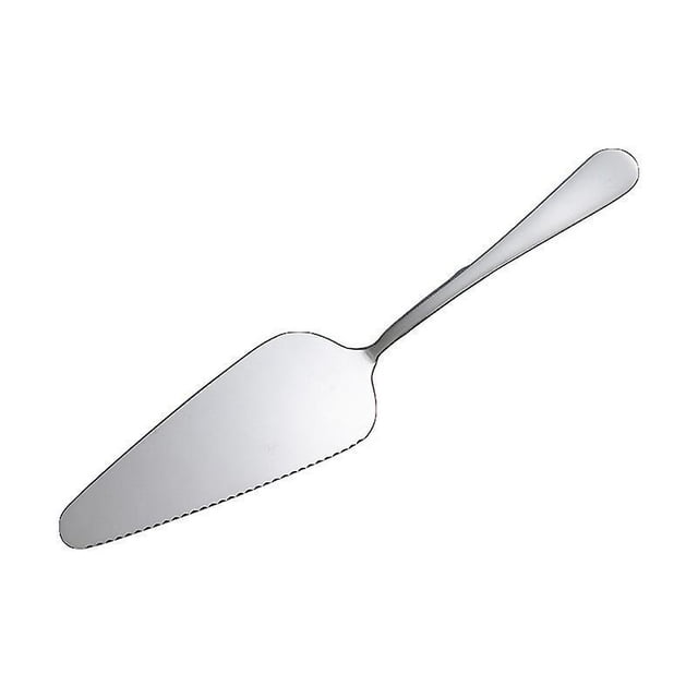 Espátula para tartas, cortador de tartas y espátula para postres, acero inoxidable, mediana