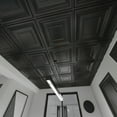 thumbnail image 5 of Art3d PVC Drop Ceiling Tile 2ft x 2ft Pack of 12pcs, Glue up Ceiling Tile for Home Decor,Black, 48 Sq.ft, 5 of 8