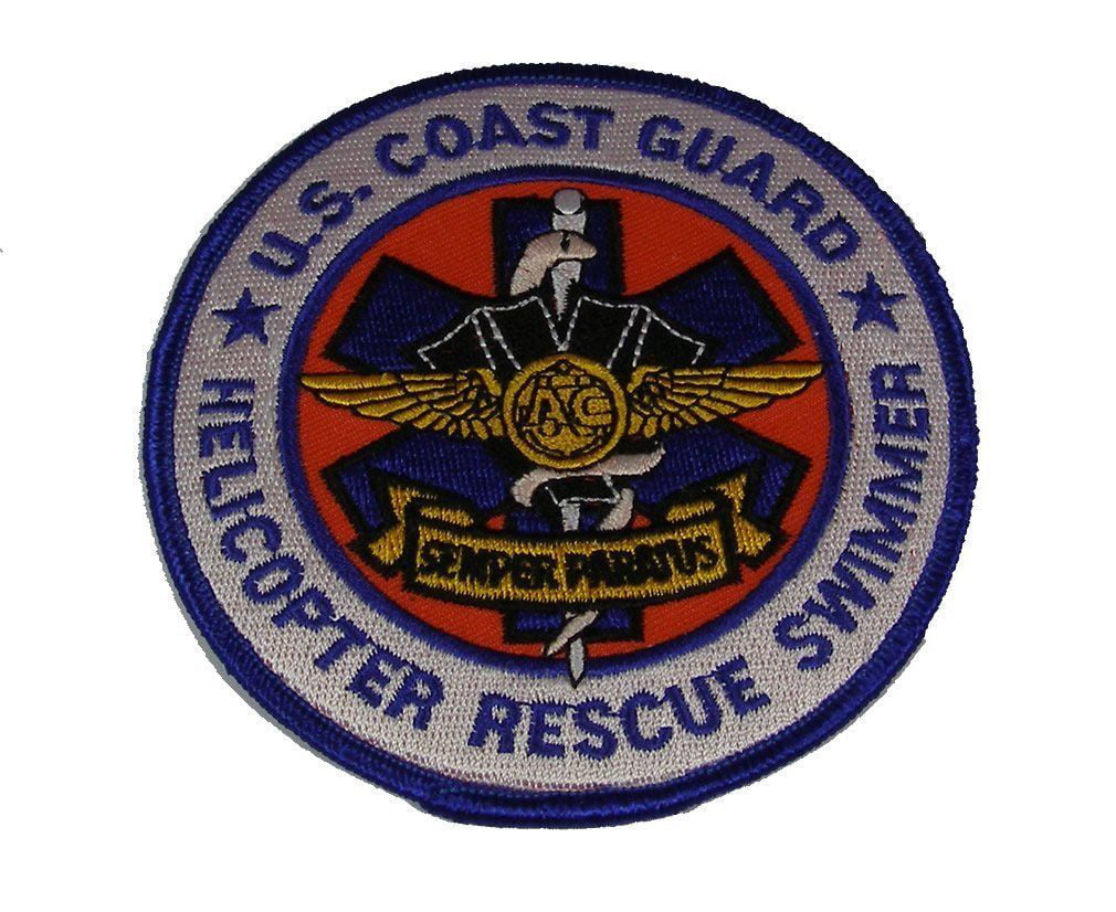 Sew-on 12 inch patch US Coast Guard  "US COAST GUARD"   PATCH  Iron