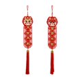 thumbnail image 1 of Abbracc 2Pcs New Year Hanging Decoration Traditional Blessing Decorative Spring Festival, 1 of 9