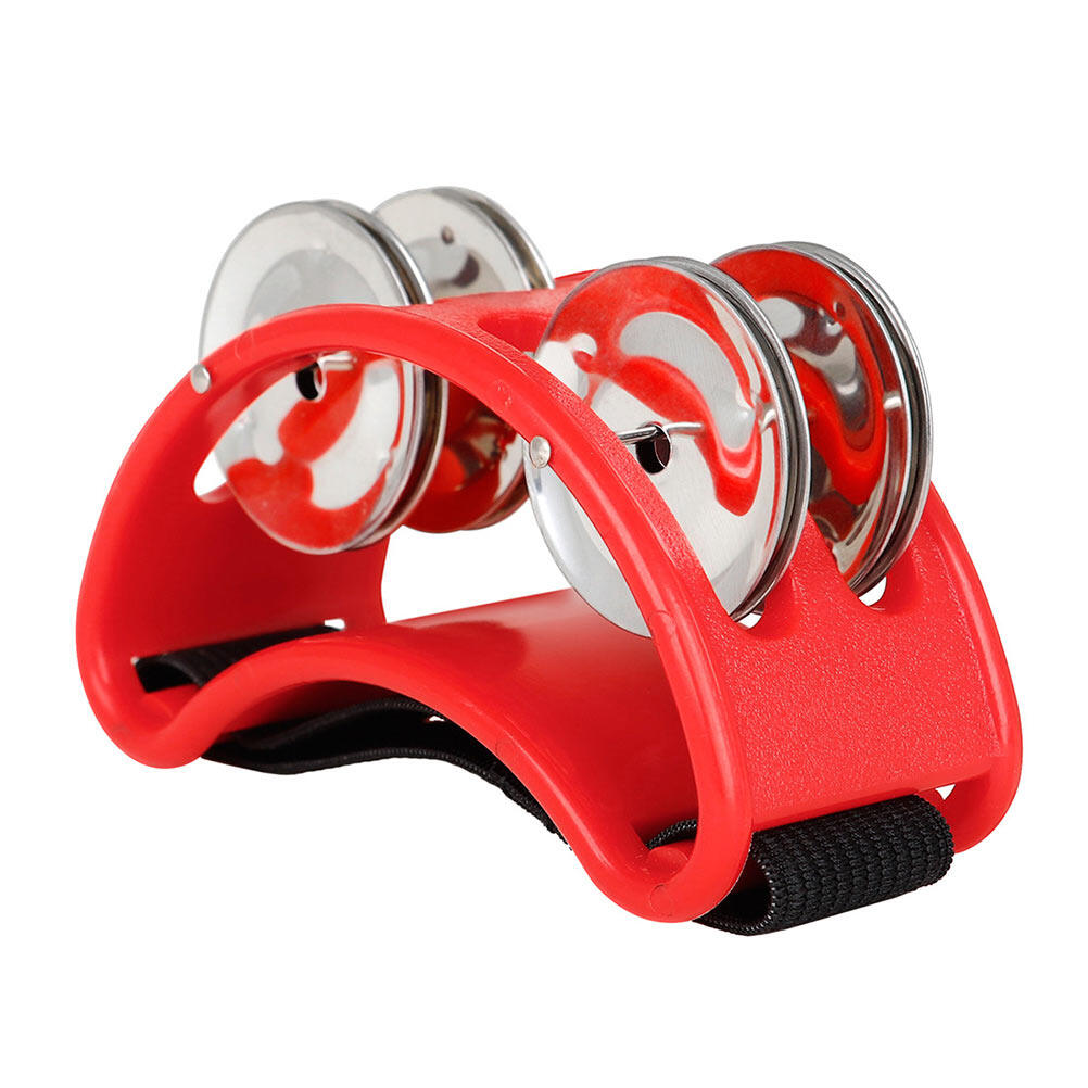 Foot Tambourines Percussion Instrument Unique Footbell Shakers Musical
