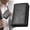 Black, variant on Homesteed 10*6 RFID Blocking Men's Wallet Pop Up Credit Card Holder Slim Front Pocket ID Window Secure Minimalist Aluminum Everyday Carry