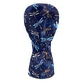 thumbnail image 2 of Yuyamidu Aesthetic Dragonfly Golf Club Head Covers PU Leather Driver Headcover, Fairway Wood Head Cover, Golf Hybrid Head Cover for Women, Blue, 2 of 7