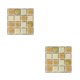 thumbnail image 3 of Azulejo de cristal Adhesivo de pared Injueey Decoración de vidrio Panel de salpicaduras ligero 2Conjunto Tipo 12, 3 of 6
