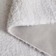 thumbnail image 5 of SAFAVIEH Rumi Barrett Striped Polyester Shag Runner Rug, Ivory/Light Beige, 2'2" x 8', 5 of 7