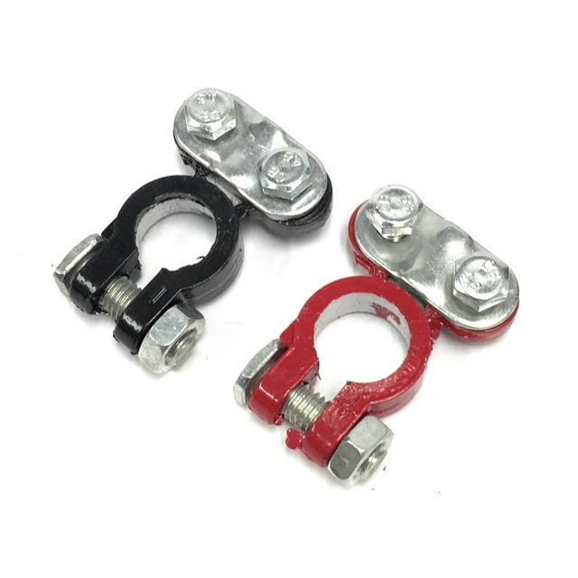 2Pc Universal Positive and Negative Car Battery Terminal Connector