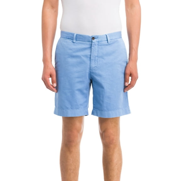 Ledbury AEGEAN BLUE Richmond Washed Twill Short, US 34