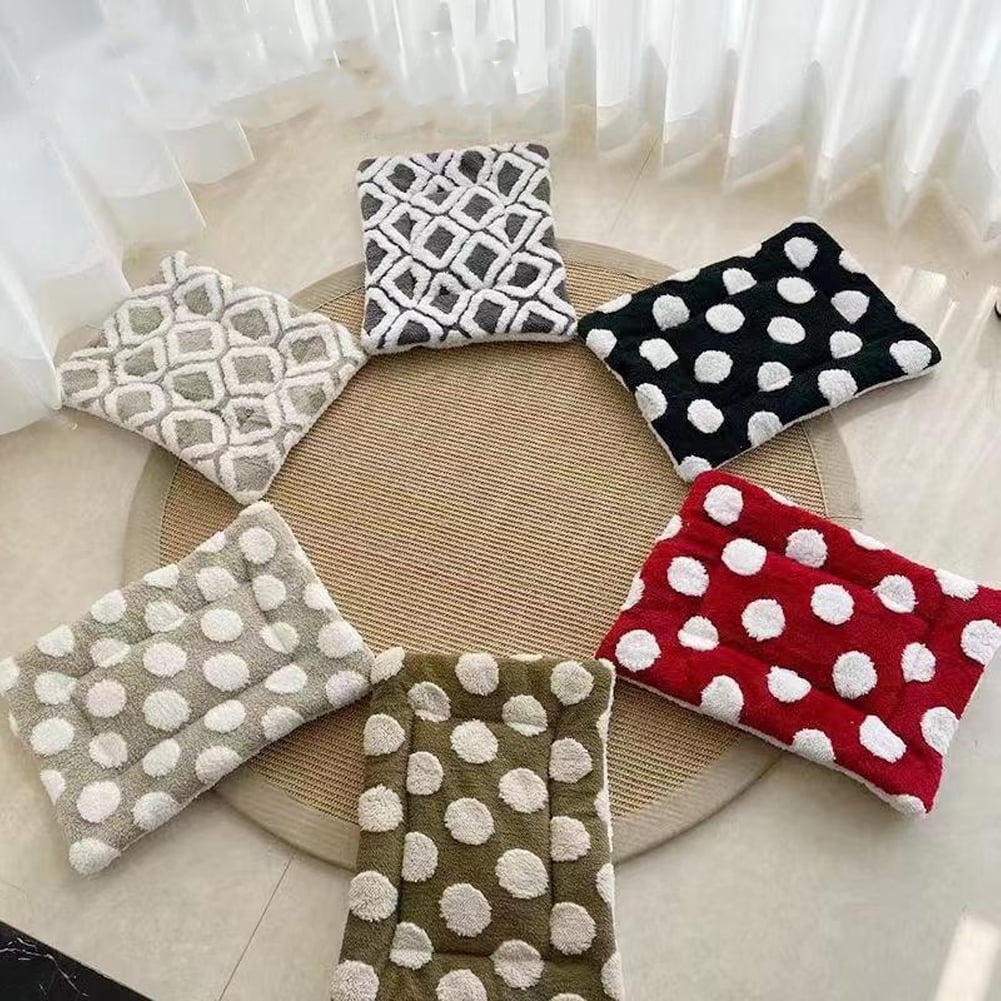 KYAIGUO Dog & Cat Bed for Small Medium Large Sized Dogs Dog Crate Kennel Mat Cat Bed with Print Pattern for Indoor Dog Crate Mat