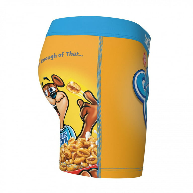 Post Golden Crisp Cereal Box Style Swag Boxer Briefs-Medium (32-34
