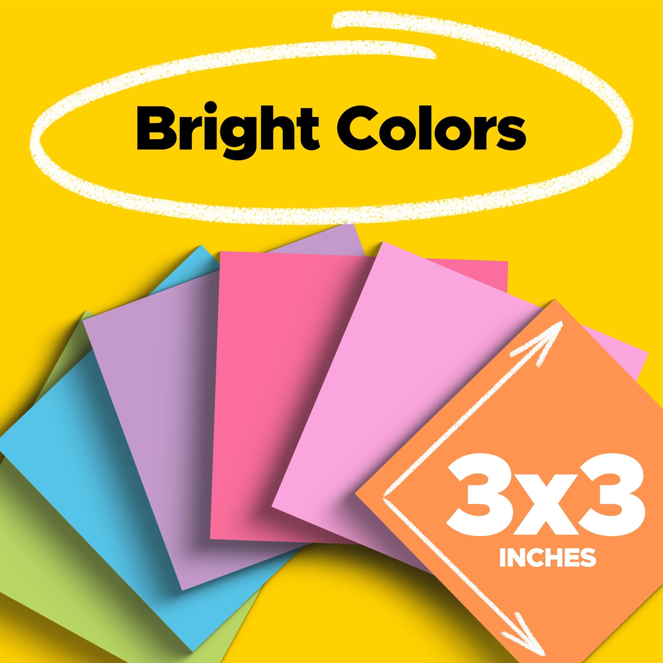 Post-it Super Sticky Notes, Bus Cabinet Pack, Assorted Bright Colors, 24 Pads