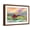 Brown Frame, variant on Art.com Sunset Lake Hues Art Print by Silvia Vassileva, White Frame Wall Art, 29" x 21"