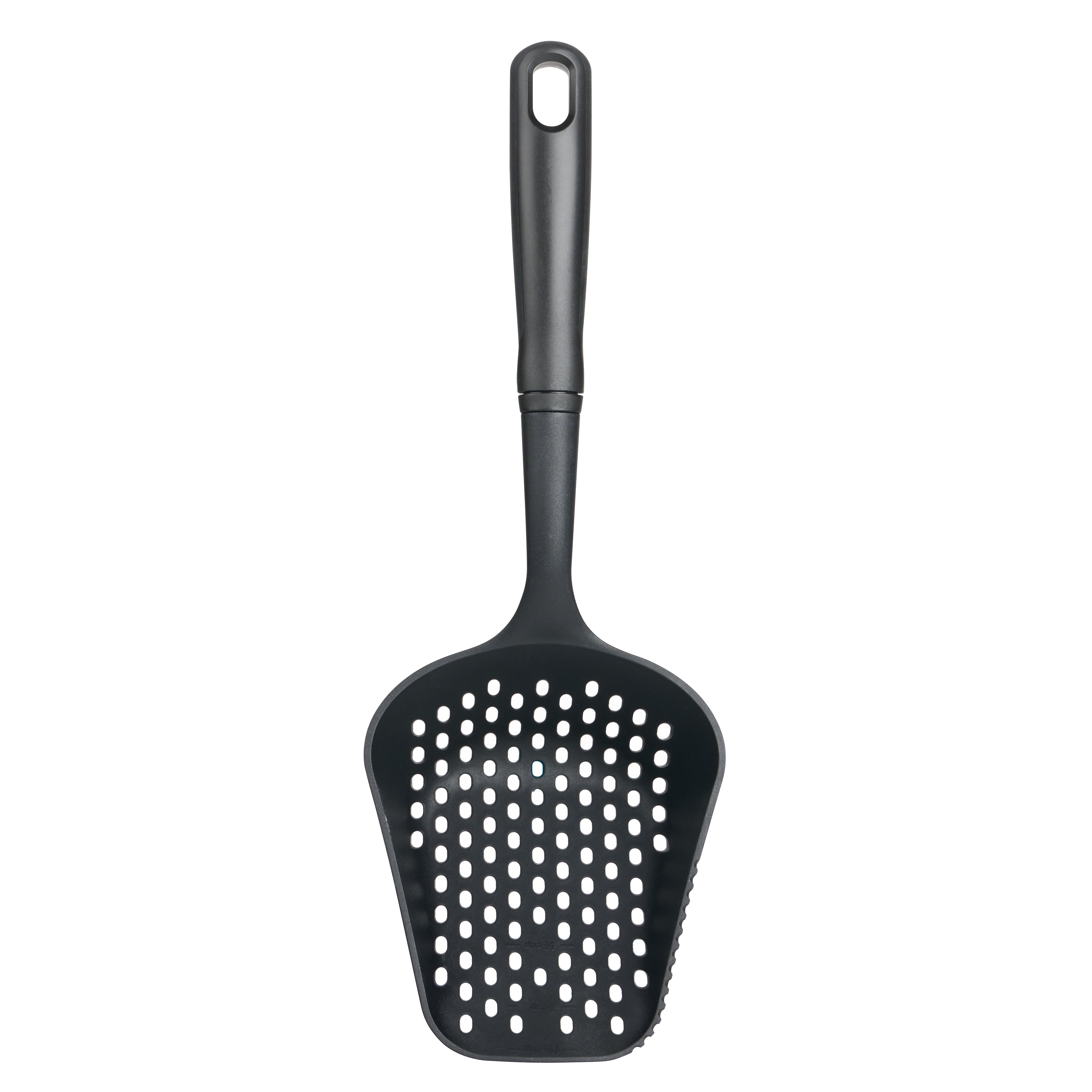 (2 pack) Mainstays Nylon Scoop Strainer, Black