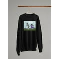 thumbnail image 3 of Schnauzer Scooter Sweatshirt Women -Fab Funky Designs, Female Small, 3 of 4