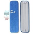 thumbnail image 3 of Microfiber Pros Reusable 18" Mop Pad Replacement Heads for Wet or Dry Floor Cleaning and Scrubbing – Heavy Duty Commercial Grade Fabric Weight of 13.2 oz/sq. yd. – 5 Pack with Two Bonus Cloths, 3 of 8