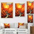 thumbnail image 4 of Designart "Bold Landscape Of Canyon Desert Sunset I" Canyon Floater Framed Wall Decor, 4 of 5