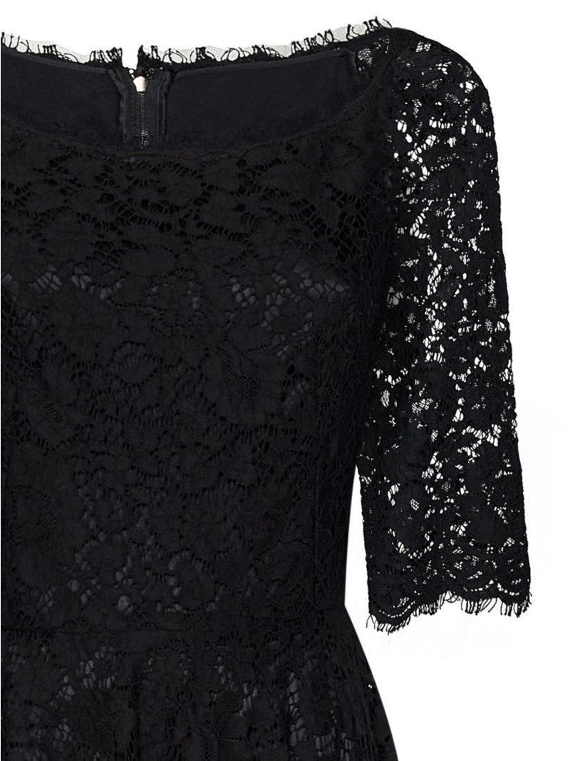 Dolce & Gabbana Floral Lace Midi Dress (Women's) - Walmart.com