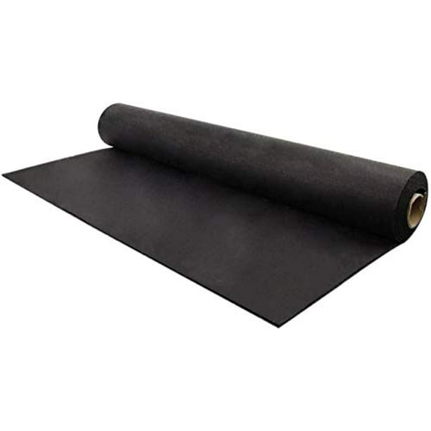 IncStores 3/8 Inch Thick Heavy Duty Rubber Flooring Roll | Flexible  Recycled Rubber Roll Flooring for a Stronger and Safer Basement, Home Gym,  Shed
