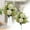 White, variant on EZPXFCI Artificial Hydrangea Flowers 18 Inch, Fake Silk Hydrangea Bouquet Faux Peonies Flowers Bulk for Decoration Vase Floral Arrangements Wedding Party Table