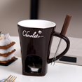 thumbnail image 3 of Tea Candle Fondue Set - Chocolate Fondue Mug Set - Chocolate Melting Mug Use The Included Tea Light Candles To Heat And Create A Cozy Atmosphere While Keeping The Hot Pot Warm, 3 of 8