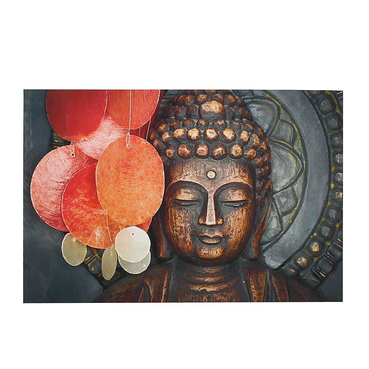 buddha canvas painting meditation decor decoration sticker statue cambric artwork prints unframed 1p paintings living