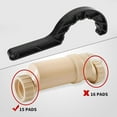 thumbnail image 4 of Llave Turbo de Celda, Llave de Celda de Sal de Piscina de PlásTiCO Eficiente Fácil de Usar para la Junta de 2 Pulgadas de Células Glx de Hayward, 4 of 7