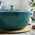 thumbnail image 5 of Staub Cast Iron Essential French Oven, Dutch Oven, 5-quart, serves 5-6, Made in France - Turquoise, 5 of 5