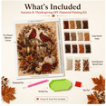 thumbnail image 2 of Autumn & Thanksgiving DIY Diamond Painting Kit, Harvest Scene Options, Relaxing Beginner Diamond Art for Tabletop & Mantel Display, 2 of 7
