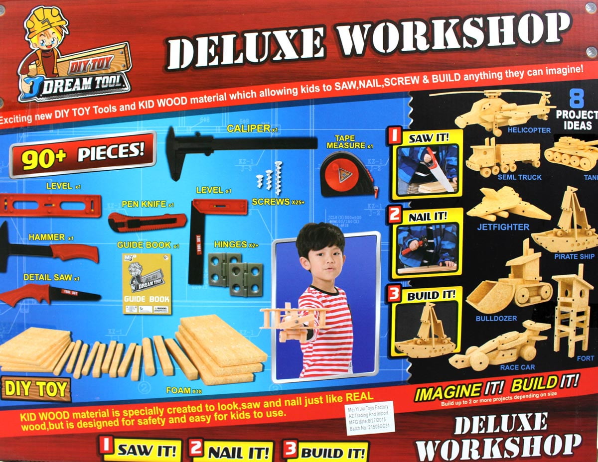 Toolbench Time! Wood Workshop Kit for Kids