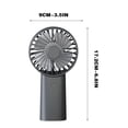 thumbnail image 2 of Boovnll Fan, Usb Rechargeable Handheld Small Fan with Light Student Portable Fan Mini Silent Desktop Fan, Portable Fan, Desk Fan, Fans, 2 of 2