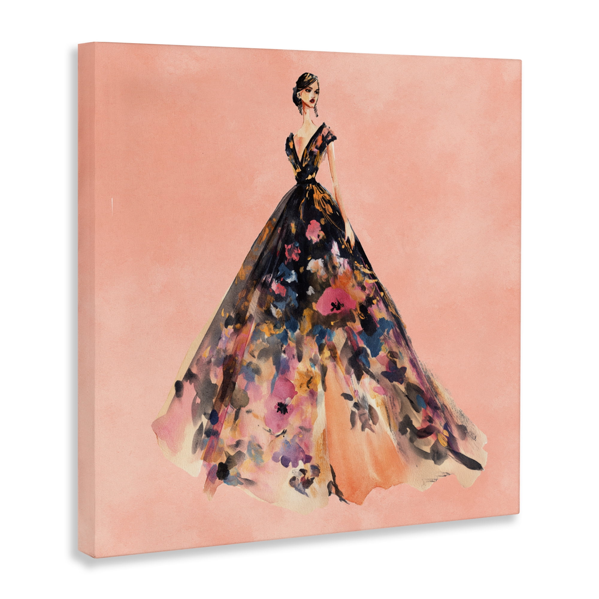 Stupell Industries Rose Gold Night Canvas Wall Art, design by Svetlana Aleynikova