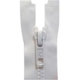 thumbnail image 1 of Costumakers One‑Way Separating Zipper, 65 cm, #5 Molded Teeth, White, 1 of 2