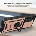 thumbnail image 3 of SOATUTO For Samsung S23 Plus Phone Case Military Grade Drop Rugged Cover With Camera Slide Anti-Scratch Protective 360° Rotate Kickstand Sturdy Shockproof Case For Samsung Galaxy S23 Plus - Rose Gold, 3 of 6