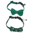 thumbnail image 1 of EXHUMKY 2Ud Collar Ajustable Para Y Perros Pequeños Con Moño Y En, 1 of 7