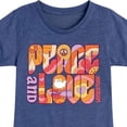thumbnail image 3 of Woodstock - Hippie Retro - Peace & Love - Toddler & Youth Girls Short Sleeve Graphic T-Shirt, 3 of 5