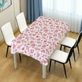 thumbnail image 7 of Love Theme Fabric Square Tablecloth - Waterproof and Wrinkle-Resistant Table Cloth 54x54 Inch Table Cover for Indoor & Outdoor Dining House Decor, 7 of 7