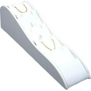 White Leather Pendant Tier Ramp Jewelry Display 8.75"