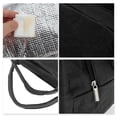 thumbnail image 4 of Unique Bargains Reusable Insulated Lunch Bag with Zip Closure Black 219 oz, 4 of 7