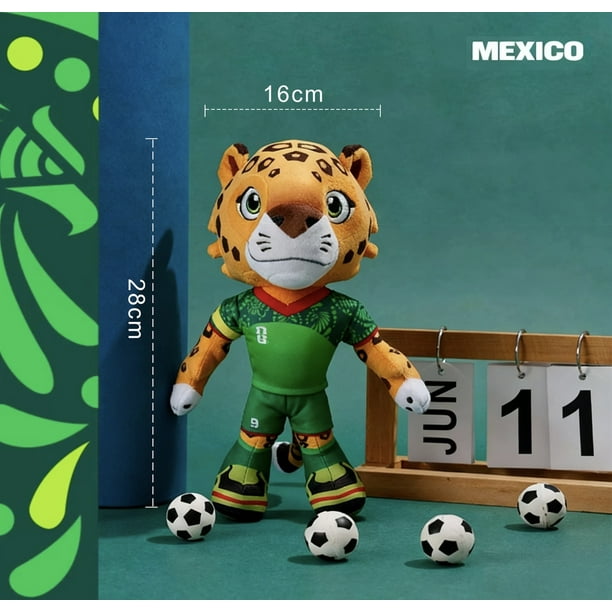 Muñeco de peluche coleccionable de 11 pulgadas de MAPLE/ZAYU/CLUTCH de WorldCupMascots