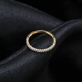 thumbnail image 6 of 1pc ASTM F136 Titanium Septum Ring 16G/(8mm-10mm) Septum Jewelry,Triple Sided Micro CZ Nose Hoop Nose Rings Silver/Gold Cartilage Conch Helix Rook Hoop Earrings for women men, 6 of 6