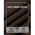 thumbnail image 5 of COOFANDY Men's Knit Shirts Crew Neck Casual Short Sleeve Basic Tee Summer Breathable Soild T Shirts, 5 of 6