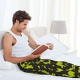 thumbnail image 6 of Picia Cute Cartoon Dinosaurs Mens Soft Woven Cotton Elastic Waistband Sleep Pajama Pant Lounge Sleep Pant With Pockets And Drawstring-X-Large, 6 of 9