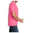 thumbnail image 3 of Mens Core Cotton Male T-Shirts Neon Pink 4XL, 3 of 5